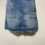 Hot Topic  Distressed Denim Skirt Overall Jumper Skirtall Size Small NWT Photo 6