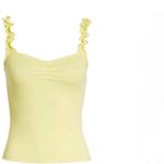 BP Yellow Ruffle Strap Tank Top NWT Photo 3