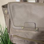 tutilo new york • nylon backpack adjustable straps Tan Photo 2