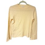 Equipment  Emmaline Mixed Rib Wool & Cashmere Sweater Cream Size XS Photo 1