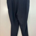 Lafayette 148 Bleeker Dark Blue Woven Trouser Dress Pants Size 16 Photo 7