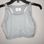Terez  Dove Gray Snakeskin Foil UpLift Sports Bra Photo 2
