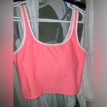 Hot Pink & White Crop Tank Top Size M Photo 12
