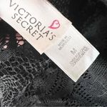 Victoria's Secret Victoria’s Secret Sheer Black Floral Lace Long Sleeve Bodysuit Size Medium Photo 6