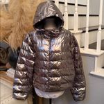GREYSON NWT METALLIC EOS X HOODIE PERFORMANCE JACKET SIZE MEDIUM Silver Photo 1