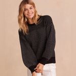 Summersalt The Luxe Cashmere Blend Mix Stitch Sweater Size XS Sea Urchin & Dune Photo 1