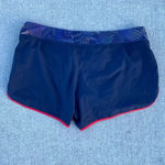 Patagonia Women's Stride Navy Blue Pink Sporty Running Shorts Size Medium Photo 3