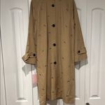 Avec Les Filles  Horse Tan equine embroidered trench coat  Jacket large Photo 7