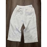 J Jill Pure Love Linen Women's Cropped Pants White L 100% Linen Size L Photo 2