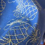 Talbots Vibrant Blue cropped slacks 10p Photo 5