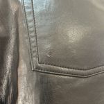 Wilfred Aritzia  Melina‎ high rise straight black vegan leather pant Size 6 Photo 3