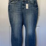 Judy Blue  Kenna Boyfriend Fit Mid Rise Bleach Wash Cuffed Jeans Size 20W Photo 1