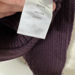 Carven Purple Twist Knit 100% Wool Sweater Women's Large Photo 2