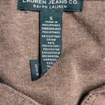 Lauren Ralph Lauren Vintage Sweatshirt Hoodie Dress Women's Small Light Brown Tan Photo 12