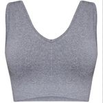 Pretty Little Thing Heather Grey V Neck Sports Bra Photo 7