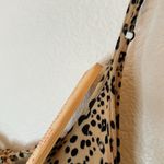 Leopard Print Spaghetti Strap Mini Dress Tan Size M Photo 5