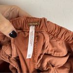 Free People Myrrh Terracotta Orange Parachute Pants Ruched Slouchy Cotton Photo 9