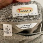 Talbots  Grey Silk & Wool Blend Pencil Skirt Womens 6P Dark Academia Tweed Preppy Photo 3