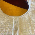 Kendall + Kylie COPY - Henley Optic White Bikini Top SZ L NWT Photo 6