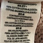 Free People  Snow Angel Burgundy & Cream Tribal Fair Isle Knit Thermal Sweater S Photo 9