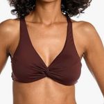La Blanca Island Goddess Twist NWT size 4 Underwire Bikini Top in Java Brown Photo 14