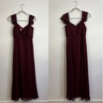 Birdy Grey  Spence Bridesmaid Dress in Cabernet Maroon Red Medium Photo 3