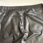 Abercrombie & Fitch Vegan Leather 90s Straight Pant - Size 16. Photo 5