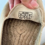 Soludos  Size 6‎ Tan Canvas Espadrille Flats Casual Summer Photo 6