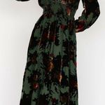 Baltic Born Mikla Maxi Dress Crushed Velvet Floral New Without Tags Photo 0