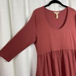 Matilda Jane Joanna Gaines Rose Pink 3/4 Sleeve Country Ride Maxi Dress Sz.L Photo 7