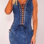 Strides By Miyanna Denim Jean Dress Photo 0