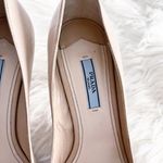 Prada Nude Beige Leather Caged Pumps Photo 4