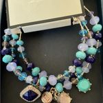 Dana Buchman  triple strand beaded and charm bracelet Photo 1