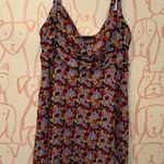 Urban Outfitters  Purple Marianne Ditsy Print Mini Dress Babydoll Photo 0
