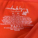 Free People  Vibrant Orange Crop Top Photo 1