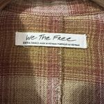 Free People We The  Dress Women's XS By‎ The Way Plaid Mini Tunic Button Pockets Photo 5