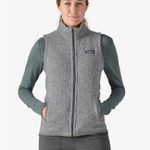 Patagonia  Women’s Heather Gray Fleece Vest Size L Photo 12