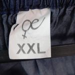 QC L Mexican Embroidered Peasant Top in Denim Red Size L Photo 5