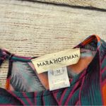 Mara Hoffman  Herbarium Swing Dress Persimmon Abstract Print Long Sleeve Medium Photo 6