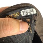 Maje Jaisa Brown Houndstooth Wool Blend Front Slit Midi Skirt Size Small Photo 14