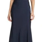 NWT Misha Evianna Halter Neck Satin Trumpet
Gown Navy Small‎ $467 Blue Photo 0