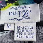 Just B Rainbow Tiger Stripe Flared 3/4 Sleeve Jacket Medium Photo 10