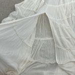 Free People “Insea” gauze crochet flowy maxi dress tiered tie back sleeveless Photo 7