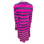 Lilly Pulitzer Lilly Pulitzer Beckett Dress Size Small Mambo Pink Blue Stripe Knee Length Photo 2