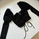 Princess Polly Black Nola Rain Top Photo 2