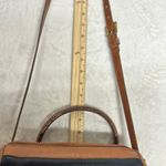 Dooney & Bourke Vintage Brown and Blue Crossbody/Satchel Collector Photo 14