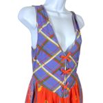 Free People  Linen Bali Honeydew Jumpsuit in Fiesta Combo Size Small NWT Bohemian Photo 13