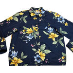 Alfred Dunner  Petite Floral Embellished Button Down Jacket Size 12P Colorful Photo 0