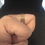 Handmade Golden cross stainless steel ring - Size 8.5 Photo 3