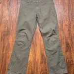 Outdoor Research Women’s Sz 6 Green Gray Denim Jeans Pants Photo 0